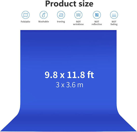 Neewer Photography Backdrop 300x360cm Blue