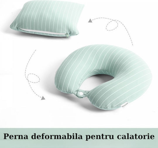 Alista Home Pernă De Călătorie Din Spumă De Memorie Verde