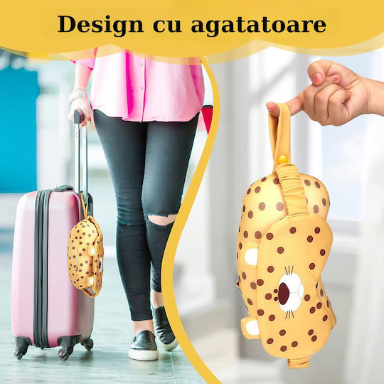 Alista Home Комплект за Пътуване Маска и Възглавница Оранжева