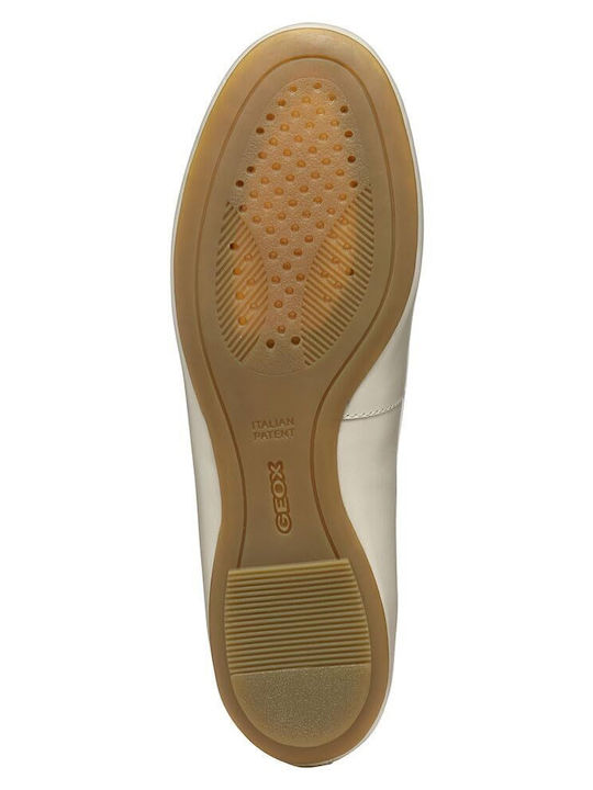 Leather Ballerinas Palmaria Beige