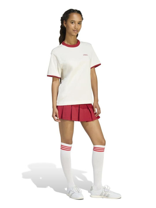 Damen Sport T-Shirt Weiß