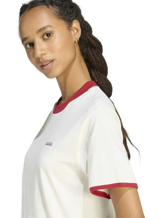 Damen Sport T-Shirt Weiß