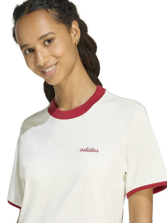 Damen Sport T-Shirt Weiß