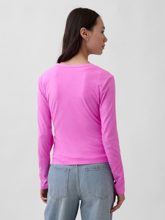 Women's Cotton Sweater Neon Pink Glow