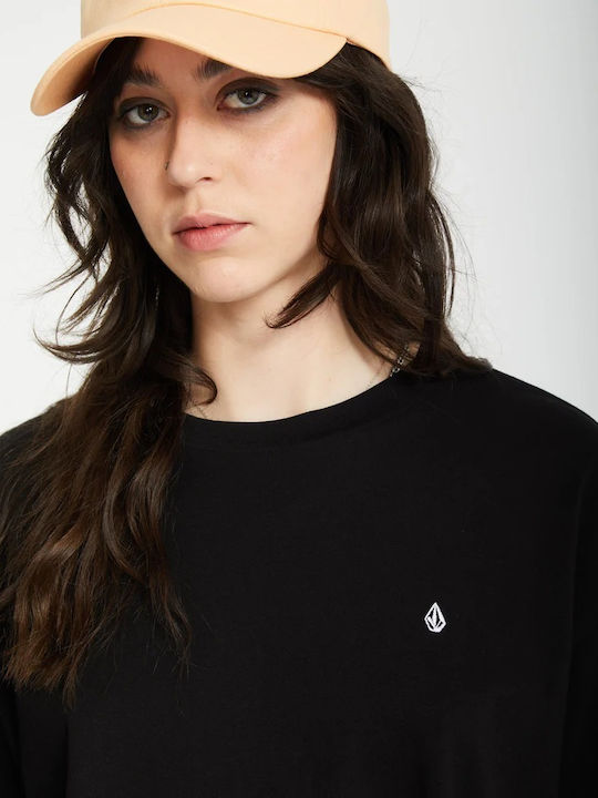 Stone Blanks Up Damen Bluse Schwarz