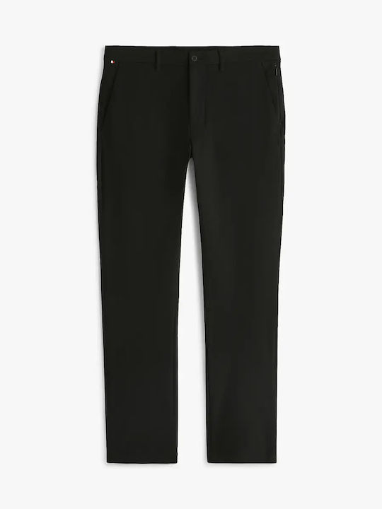 Chino Trousers in Straight Leg Black