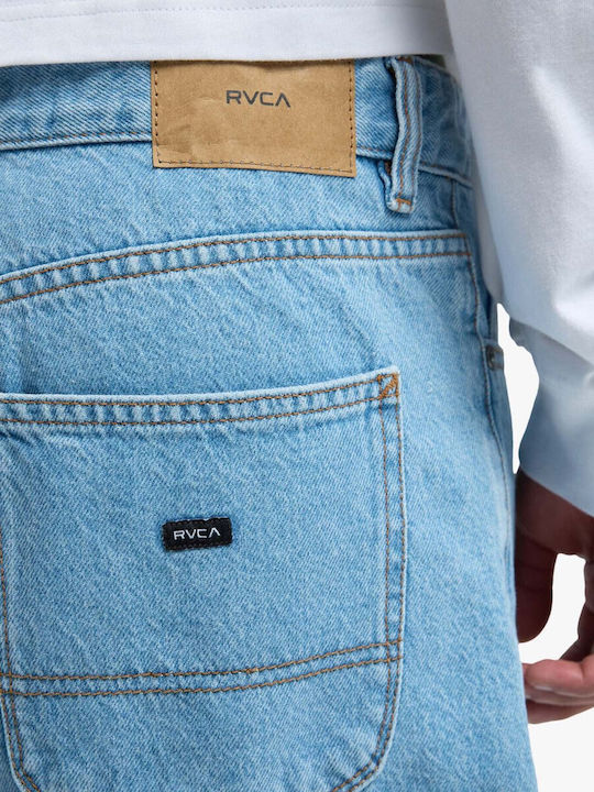 Pantaloni Scurți Bărbați Denim Albastru