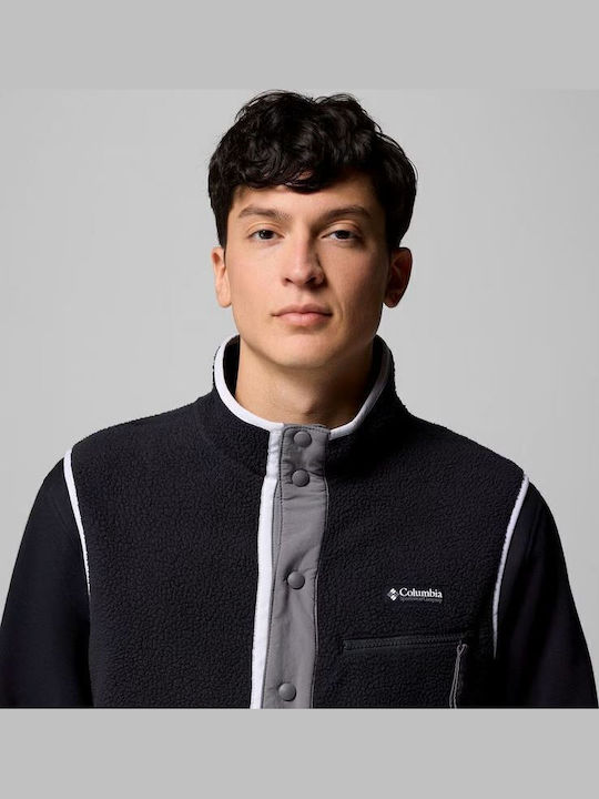 Fleece Helvetia Ii Αμάνικο Μπουφάν Black
