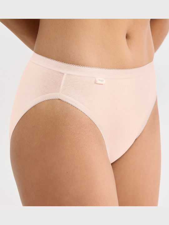 Basic+ Βαμβακερά Γυναικεία Slip 3Pack Ροζ