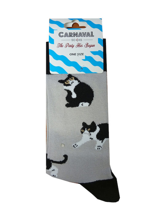 Carnaval Socks Κάλτσες Γκρι