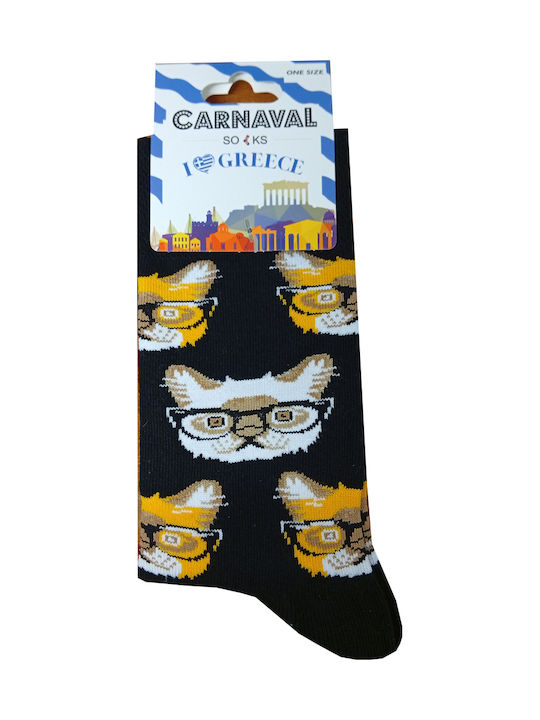 Carnaval Socks Κάλτσες Μαυρο