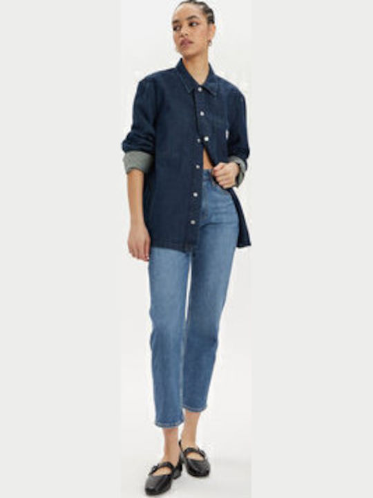 Carol Damenjeans in Gerader Linie Blue