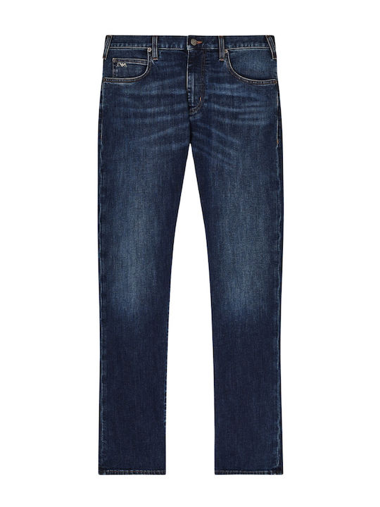 Men's Elastic Regular Fit Blue Jeans Pants