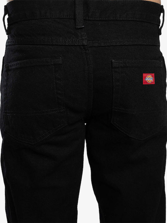 Men's Jeans Pants with Regular Straight Fit Black