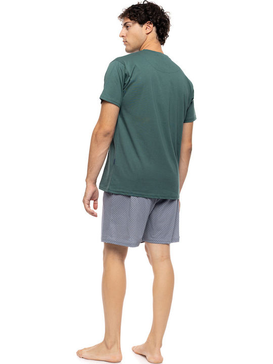 Ulisse Summer Men's Pyjama Sea Green