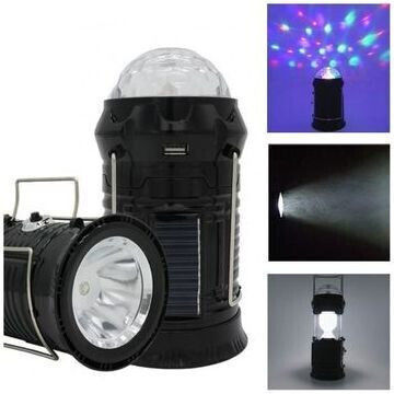 Alista Home Lanternă LED cu Baterie pentru Camping cu Lanternă 200 Lumen 1W Neagră