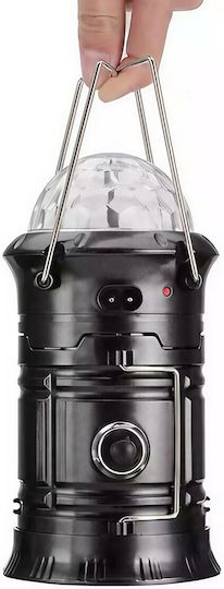 Alista Home Lanternă LED cu Baterie pentru Camping cu Lanternă 200 Lumen 1W Neagră