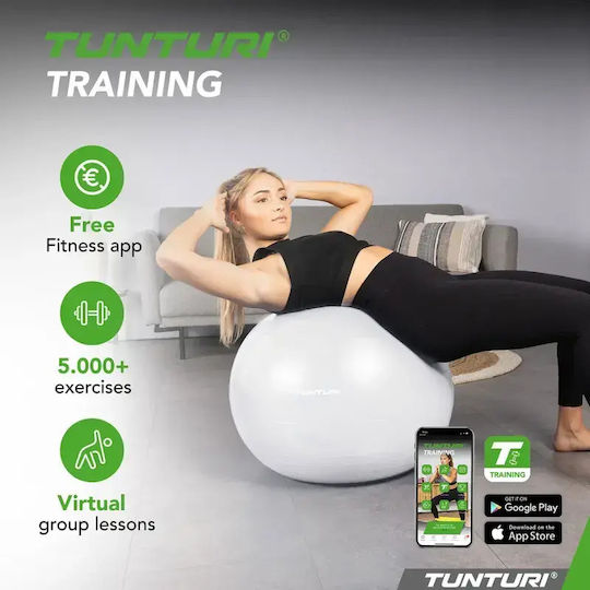 Tunturi Minge Pilates În Culoare Albă