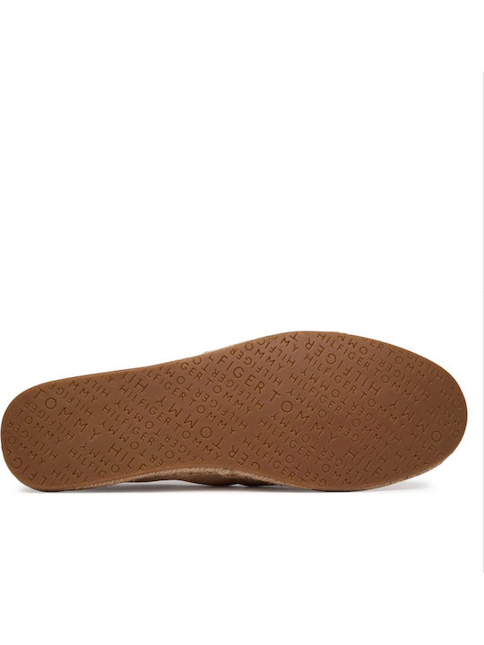 Fabric Women's Espadrilles in Beige Colour