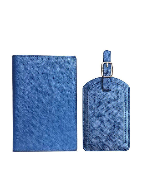 Portofel Pentru Pașaport și Carduri Alista Home 23x16 Cm 70g Piele Pu Suport Pix Suport Etichetă Accesoriu Unisex Multifuncțional Albastru