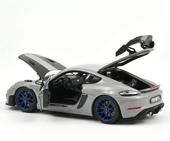 Porsche Cayman GT 4 RS W Weissach Pack Chalk 2023 Model Mașină 1:18 Norev