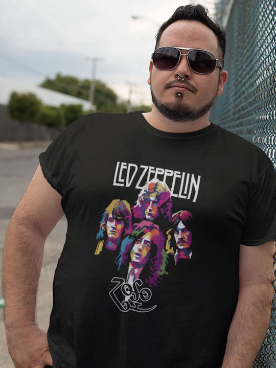 Led Zeppelin Plus Size T-shirt Black