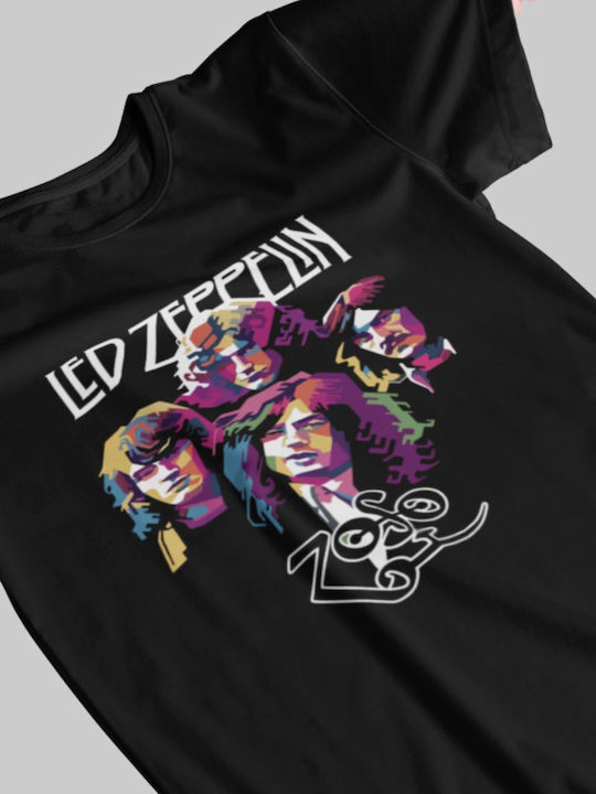 Led Zeppelin Plus Size T-shirt Black