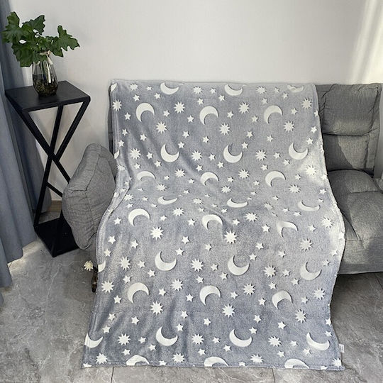 Alista Home Fleece Single Blanket 150x200cm Gray