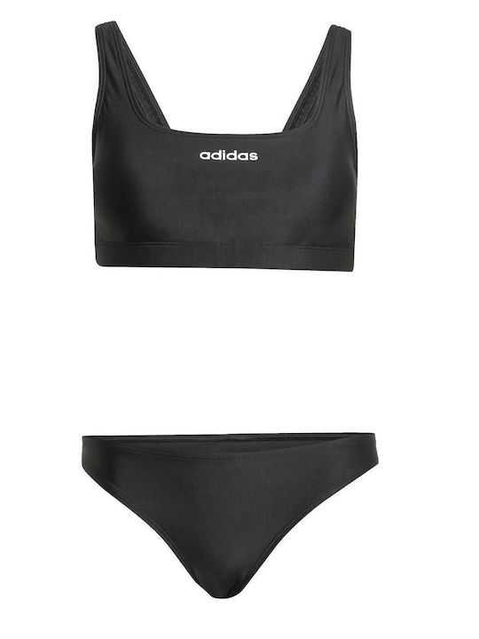 Set Bikini Atletic Sutien Sport Negru