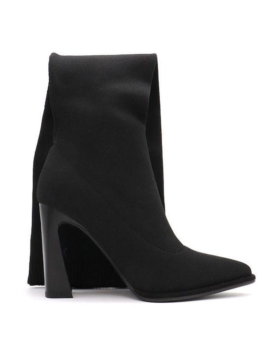 Women's Boots with High Heel Black