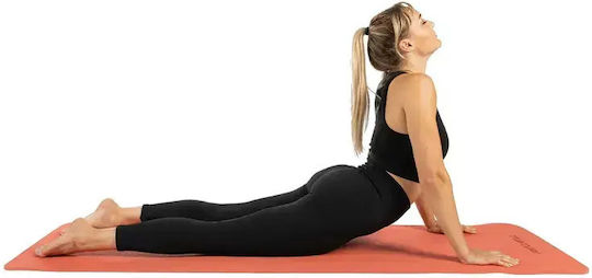 Tunturi Trainingsmatte Pilates Rosa mit Tragegurt (183x61cm)