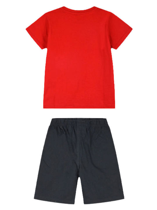 Energiers Kinder-Set mit Shorts Sommer 2Stück Red