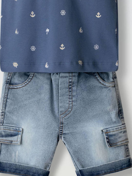 Set pentru copii cu șorturi Vară 2buc Blue