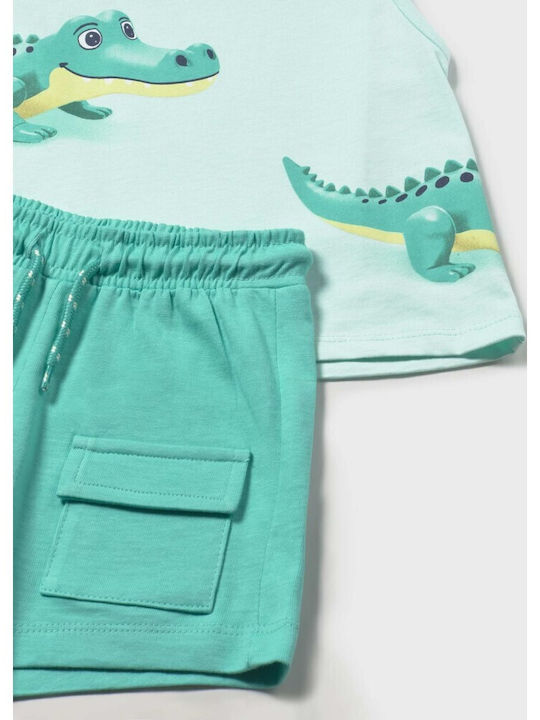 Kids' Set with Shorts Summer 3pcs Pink