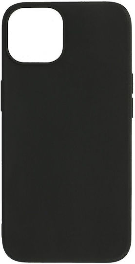 Matt Back Cover Σιλικόνης Μαύρο (iPhone 13)