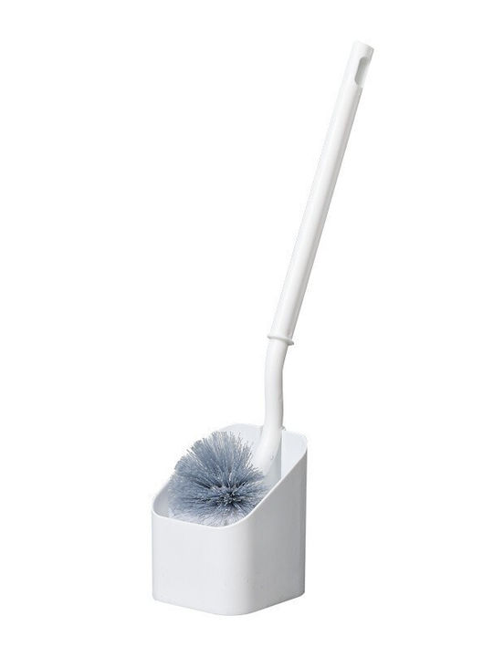 Alista Home Perie de Toaletă din Plastic pentru Baie Albă