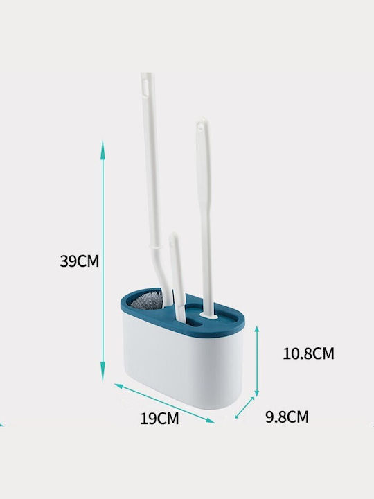 Alista Home Perie de Toaletă din Plastic Albastră