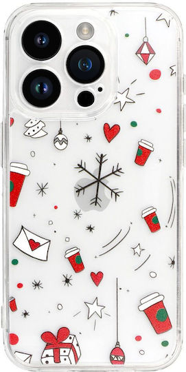 Tel Protect Design 3 Задна корица Силикон Прозрачен (iPhone 14)