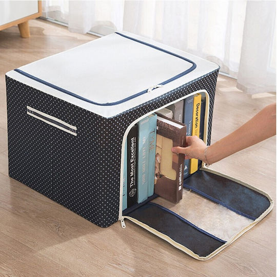 Alista Home Casetă Textilă de Depozitare pentru Pătură/Duvet / Haine Albastră 60x42x40cm