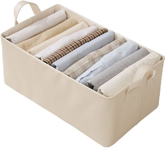 Alista Home Organizator Textil Haine Bej 47x28x20cm
