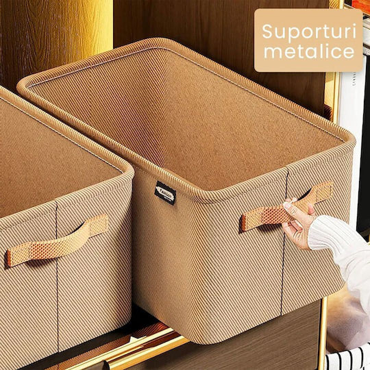Alista Home Organizator Textil Haine Bej 35x25x22cm