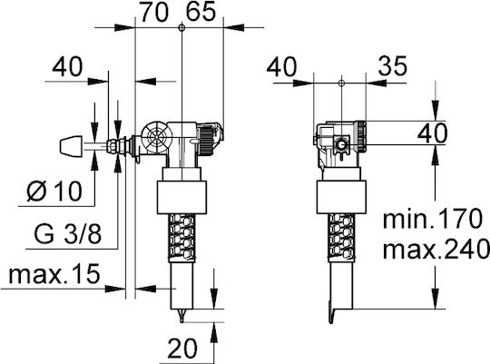 Φλοτερ Εντοιχιζομενο Καζανακι 37095000 Grohe