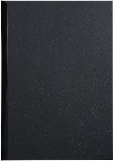Back Cover Bookbinding A4 100 Sheets Leather Type 270g Color Black Exacompta