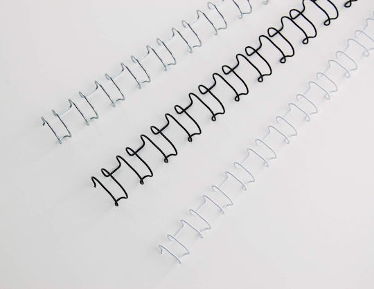Σπιραλ Gbc Μεταλλικα 21 Loops 2:1 14mm 100τεμ White