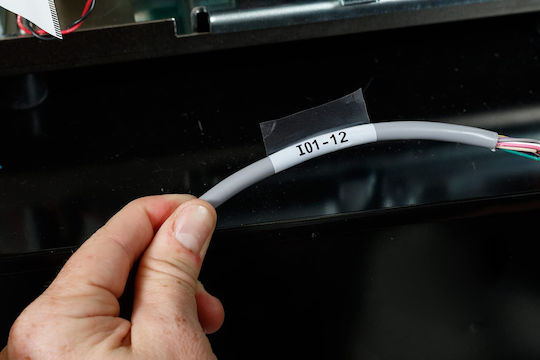 Brady Label Maker Tape 21m x 25.4mm in White Colour Compatible with Dymo Rhino/IND