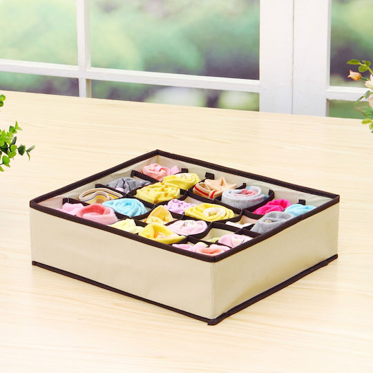 Alista Home Organizator De Sertare În Culoare Bej 32x32x10cm