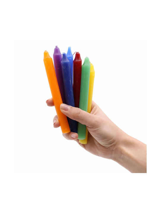 Seven Chakra Manifest Magic Candles Set Επτά Κεριά Τσάκρα