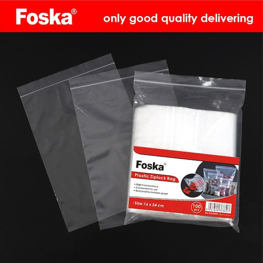 Foska Σακουλάκι Ασφαλείας Zip 6x8εκ. 200τμχ