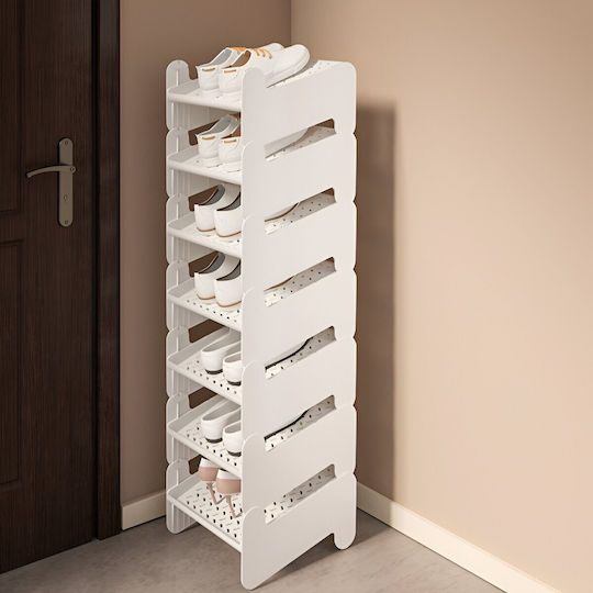 Alista Home Bază Din Plastic Pentru Depozitarea Pantofilor Albă 26x24.8x16cm