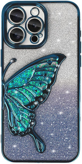 Tel Protect Butterfly Water Back Cover Σιλικόνης / Tempered Glass Μπλε (iPhone 12 / 12 Pro)